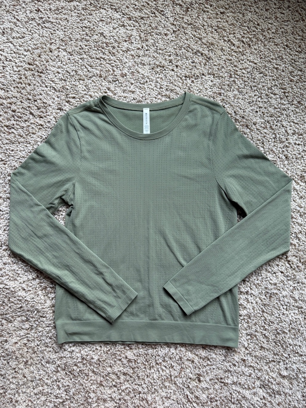 Athleta Olive Long Sleeve